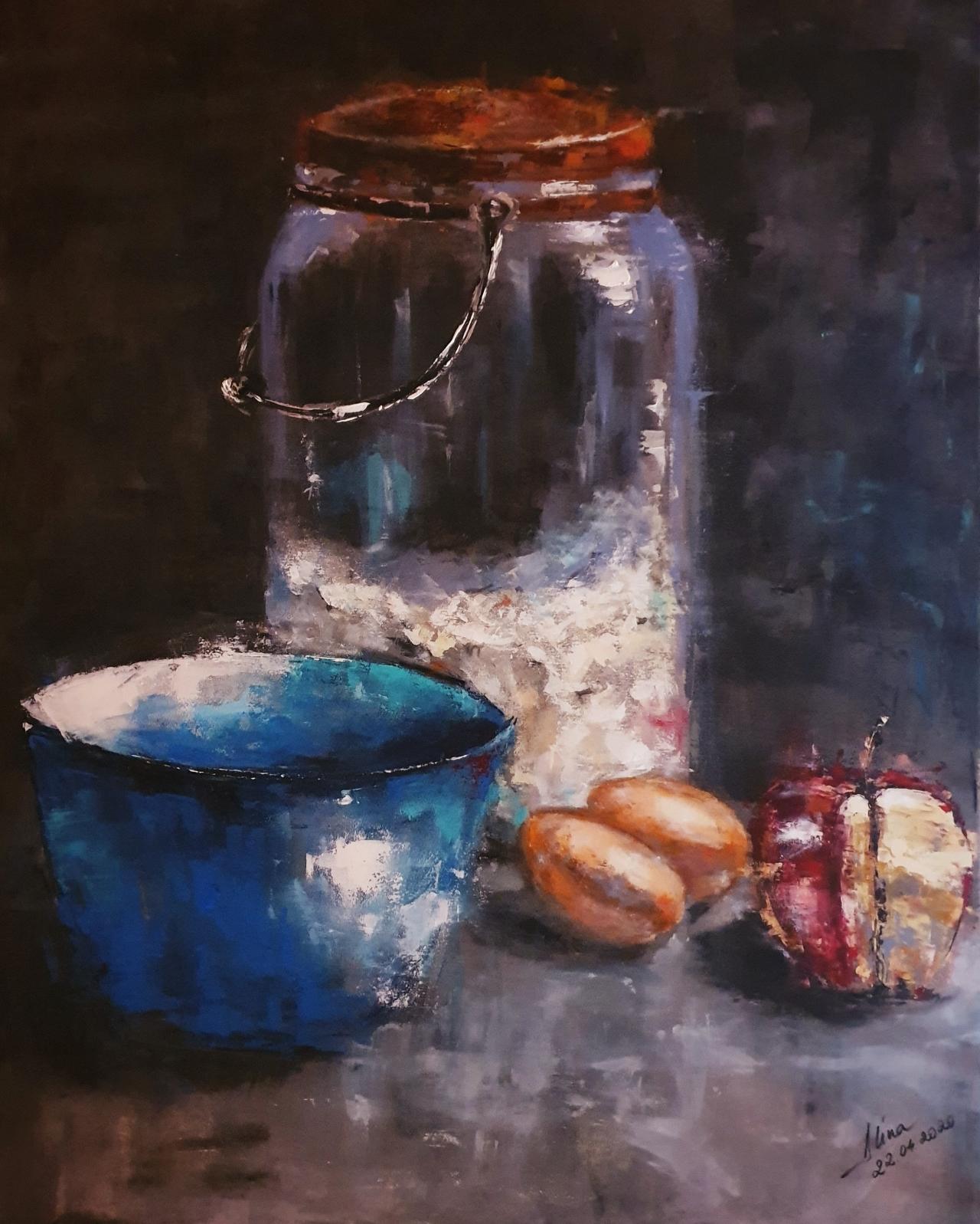 ArteDiAlina.com painting: Apple Pie today